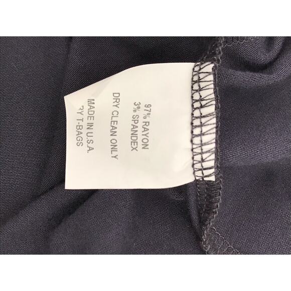 T-Bag Los Angeles Gray Beaded Shoulder Long Sleeve T-Shirt Mini Dress Size M - Picture 8 of 8